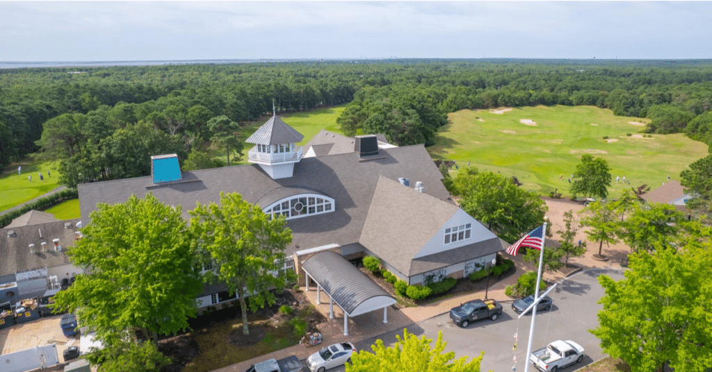 lbi-national-golf-resort-aerial-nj.jpg Aerial view of LBI National Golf and Resort in Little Egg Harbor, New Jersey — a golf-anchored destination resort whose assets are owned by the funds offered by Accountable Equity and operated by Vivamee Hospitality.