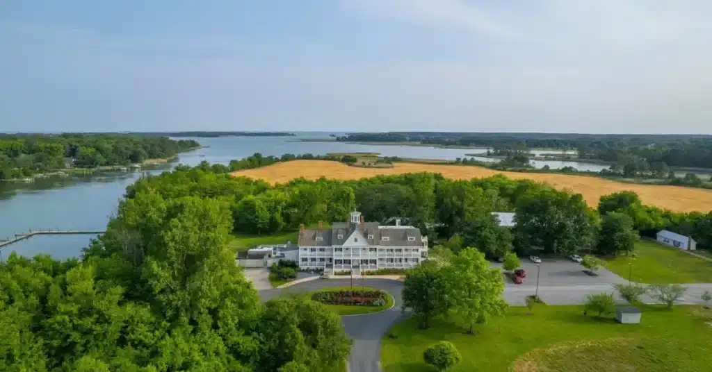 Kent Island Resort waterfront destination property in Stevensville, Maryland, an example of an asset held by funds offered by Accountable Equity